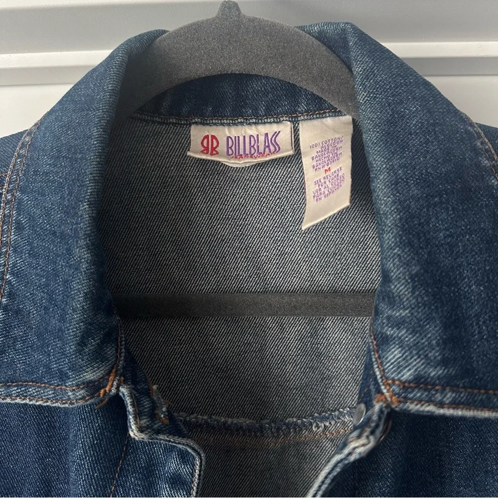 Vintage Bill Blass Dark Denim Jacket - Picture 2 of 5